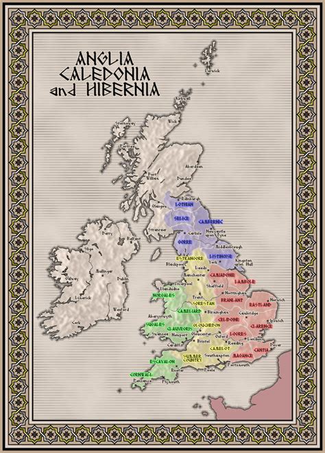 King Arthur Map .
